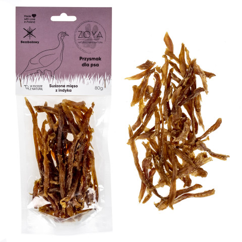 ZOYA Turkey meat - leckerli für hunde - 80g - Fotogalerie 2