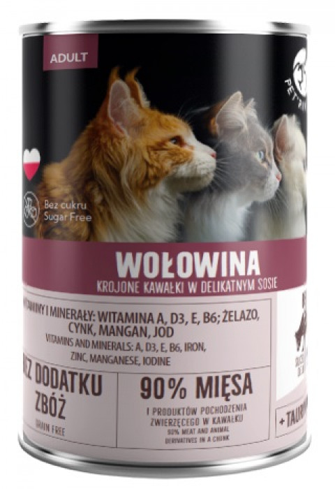 PET REPUBLIC Adult Beef - nassfutter für Katzen - 400g - Fotogalerie 1