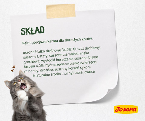 Josera NatureCat Katzen-Trockenfutter 2 kg Adult Geflügel, Lachs - Fotogalerie 2