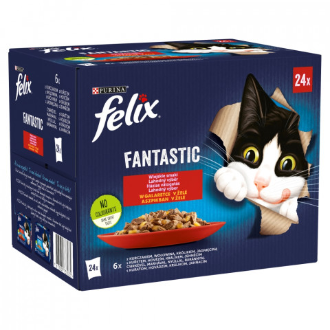 PURINA Felix Fantastic: ländliche Geschmacksrichtungen - Katzenfutter - 120x85g - Fotogalerie 2