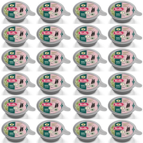 FOLK Kitten Zartes Putenmenü für Kätzchen – Nassfutter für Katzen – 24x85g - Fotogalerie 1