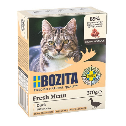 BOZITA Fresh Menu Duck in gravy - nassfutter für Katzen - 370g - Fotogalerie 1