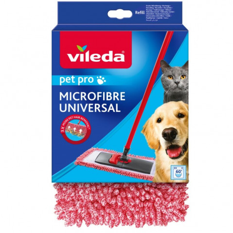 VILEDA Pet Pro Ersatzbezug für Vileda 3D Chenille Flachwischer + GRATIS! Vileda PET PRO Mikrofaserhandtuch M 70x45 cm - Fotogalerie 22