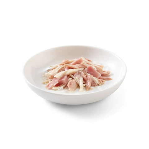 SCHESIR in jelly Tuna and chicken with ham - nassfutter für Katzen - 50 g - Fotogalerie 2