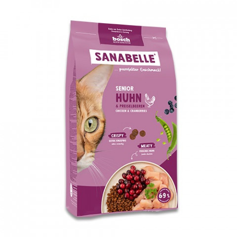 BOSCH Sanabelle Life Senior chicken & cranberries - trockenfutter für Katzen - 8kg - Fotogalerie 1
