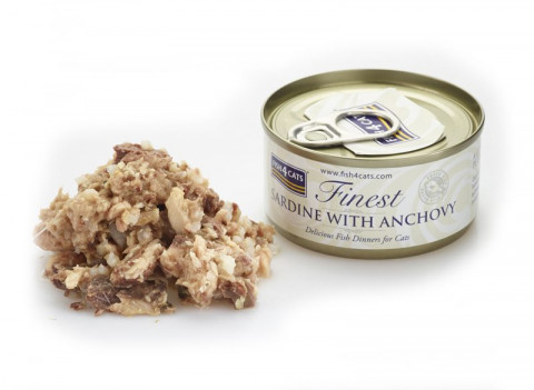 FISH4CATS Sardine with anchovy - nassfutter für Katzen - 12x70g - Fotogalerie 6