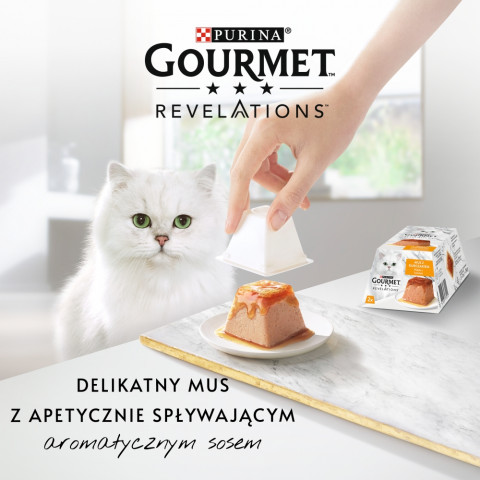 PURINA Gourmet Revelations Mousse with chicken in sauce - nassfutter für Katzen - 2x57g - Fotogalerie 2