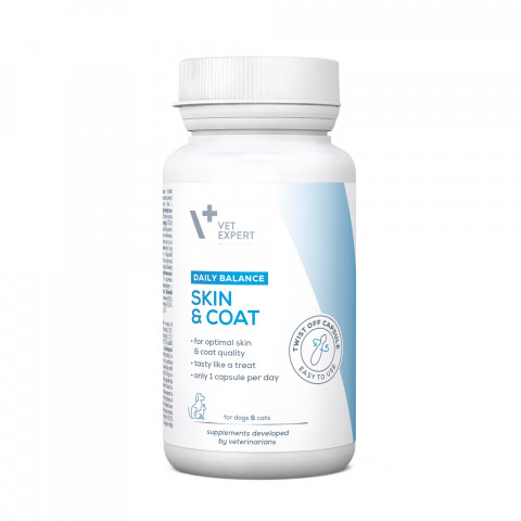 VETEXPERT Skin&Coat – Haut- und Fellpräparat für Hunde und Katzen – 30 Kapseln. - Fotogalerie 1