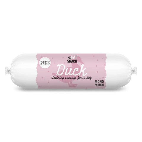 PAKA ZWIERZAKA Pepe Sausage Duck - leckerli für hunde - 200g - Fotogalerie 1