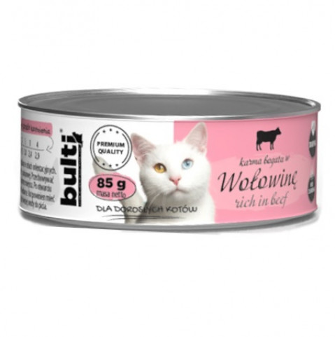 BULTI Rich in beef - nassfutter für Katzen - 6x85g - Fotogalerie 3