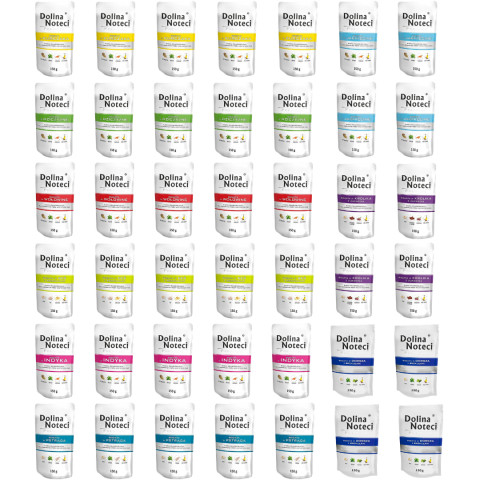 DOLINA NOTECI Premium MIX Geschmacksrichtungen - Nassfutter für Hunde - 48x150 g - Fotogalerie 1