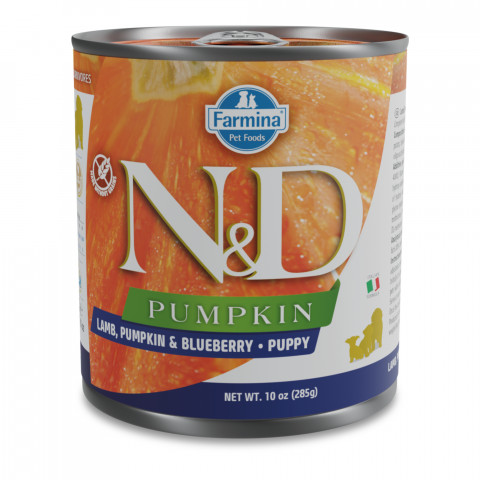 Nasses Hundefutter - FARMINA N&D DOG LAMB&PUMPKIN&BLUEBERRY PUPPY 285g - Fotogalerie 8