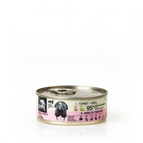 3COTY Turkey with krill Coat support - nassfutter für Katzen - 80g - Fotogalerie 6