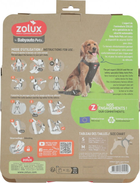 ZOLUX Travel Safe S black - geschirr für hunde - Fotogalerie 5