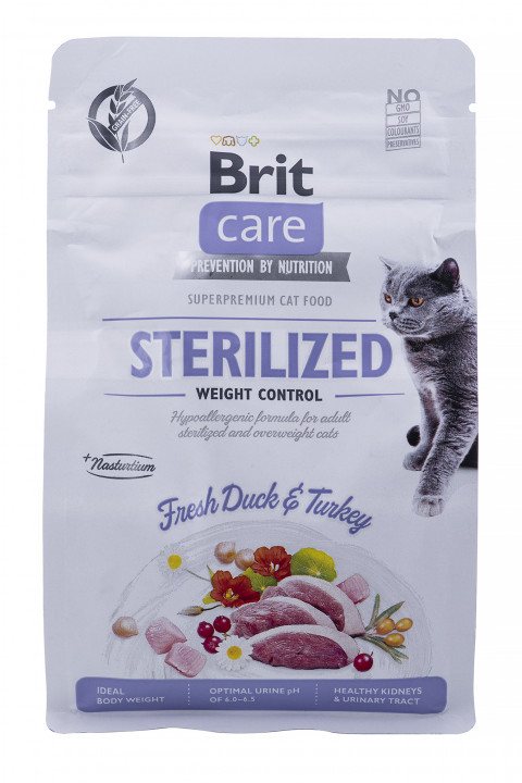 BRIT Care Grain-Free Sterilized Weight Control - Trockenfutter für Katzen - 400 g - Fotogalerie 1