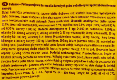 JOSERA Balance - Trockenfutter für Hunde - 24x900 g - Fotogalerie 7