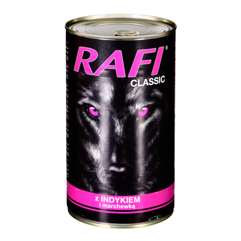 Dolina Noteci Rafi Classic mit Truthahn und Karotten - Nassfutter für Hunde - 1240g - Fotogalerie 1