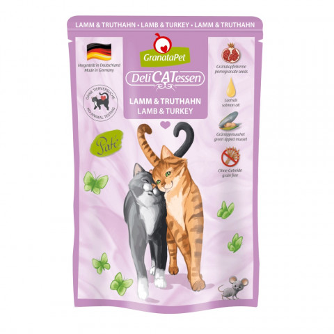 GRANATAPET DeliCATessen Lamb and turkey - nassfutter für Katzen - 85g - Fotogalerie 1