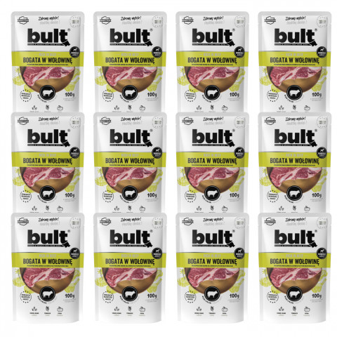 BULT Rich in beef - Nassfutter für Hunde - 12x100g - Fotogalerie 1