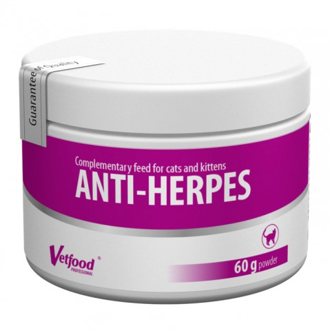 VETFOOD Anti-Herpes - Nahrungsergänzungsmittel für Katzen - 60g - Fotogalerie 1