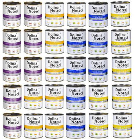 DOLINA NOTECI Premium MIX 4 GESCHMACKSRICHTUNGEN - Nassfutter für Hunde - 30x800g - Fotogalerie 1