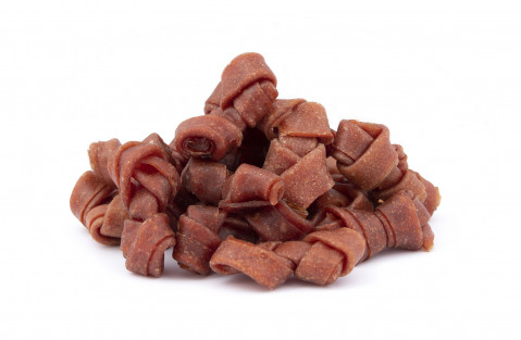 HILTON Knotted Lamb Bone 6 cm - hundekauartikel - 500g - Fotogalerie 3