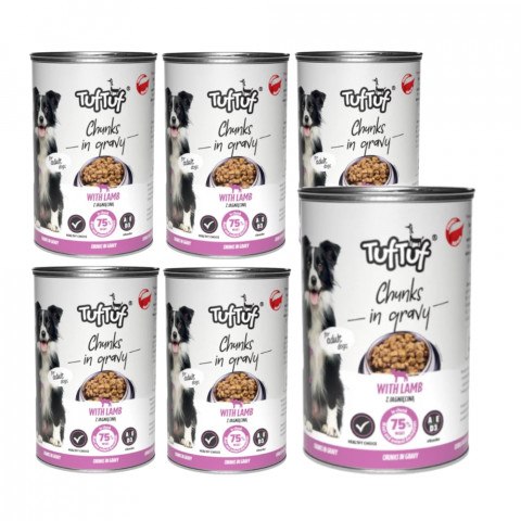 TUF TUF Fleischbällchen mit Lammfleisch - Nassfutter für Hunde - 6x415g - Fotogalerie 1