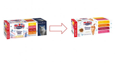 BUTCHER'S Delicious Dinners Jumbo Pack - Nassfutter für Katzen - 4 x 100g - Fotogalerie 2