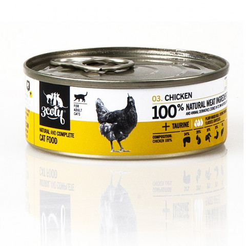 3COTY Chicken - nassfutter für Katzen - 12x80g - Fotogalerie 11