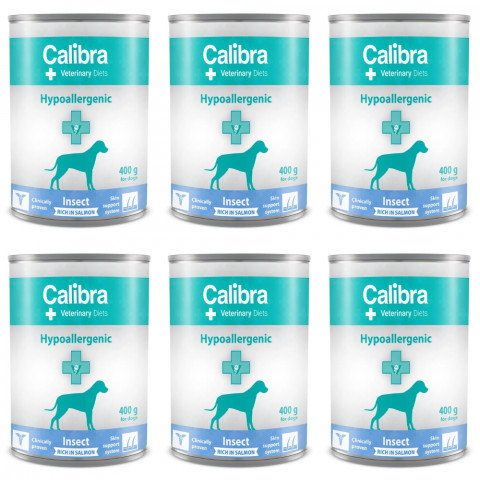 CALIBRA VD Dog Hypoallergenic Insekten&Lachs - Nassfutter für Hunde - 6x400g - Fotogalerie 1