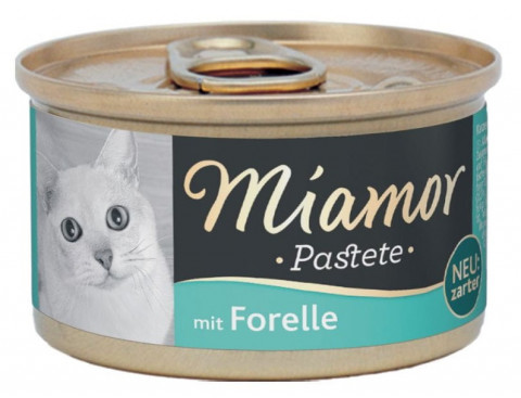 MIAMOR Pastete Trout - nassfutter für Katzen - 85g - Fotogalerie 1