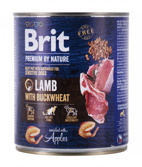BRIT Premium by Nature Lamb with Buckwheat - Nassfutter für Hunde - 800 g - Fotogalerie 1
