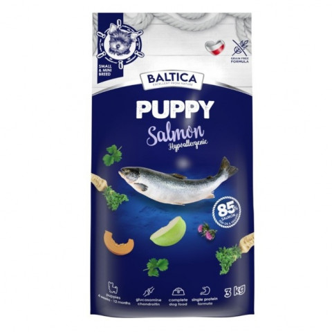 BALTICA Excellent Puppy Salmon Hypoallergenic Small breeds - trockenfutter für Hunde - 3kg - Fotogalerie 1