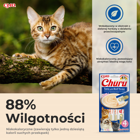 INABA Churu Tuna with Beef Recipe - Katze behandeln - 4x14 g - Fotogalerie 5