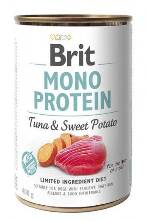 BRIT Mono Protein Tuna with sweet potato - nassfutter für Hunde - 400g - Fotogalerie 1