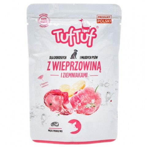 TUF TUF Fleischpastete MIX 2 SORTEN – Nassfutter für Hunde – 24x300 g - Fotogalerie 3