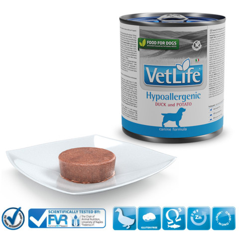 FARMINA Vet Life Diet DOG Hypoallergenic Duck & Potato - Nassfutter für Hunde - 300 g - Fotogalerie 2