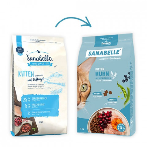 BOSCH Sanabelle Life Kitten chicken & cranberries - trockenfutter für Katzen - 8kg - Fotogalerie 2