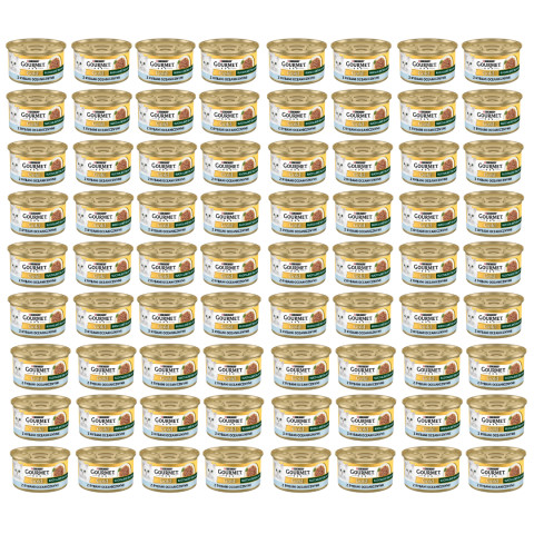 GOURMET GOLD Succulent Delights Meeresfisch - Nassfutter für Katzen - 72x85g - Fotogalerie 1