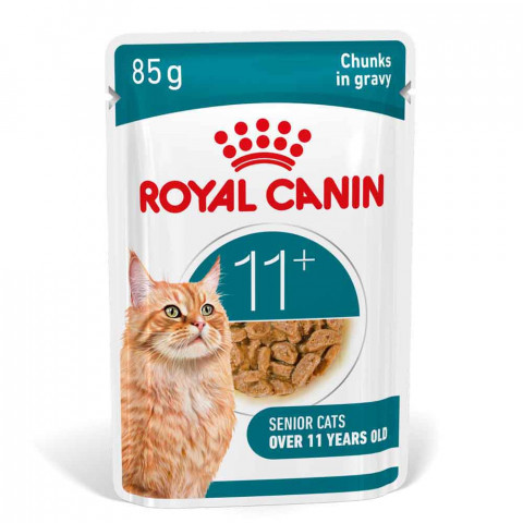 ROYAL CANIN Ageing 11+ Chunks in gravy - nassfutter für Katzen - 12x85g - Fotogalerie 12