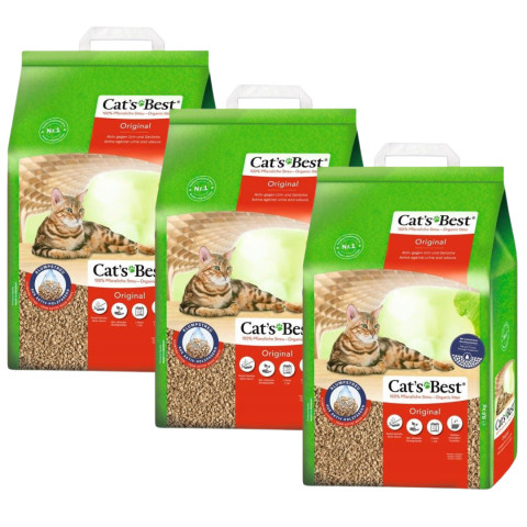 CAT'S BEST Original – Holz-Katzenstreu – 3x5l - Fotogalerie 1