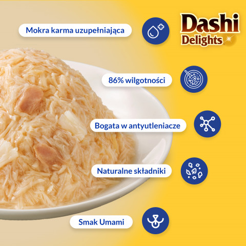 INABA CAT Dashi Delights Zarte Hähnchenflocken - Katzensnack - 40g - Fotogalerie 5