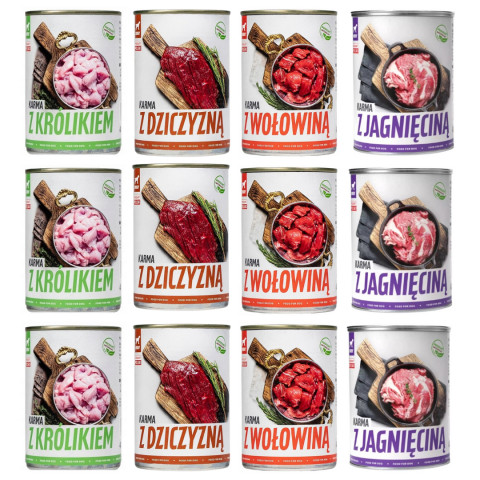 TUF TUF Flavour Mix - Nassfutter für Hunde - 12x400g - Fotogalerie 1