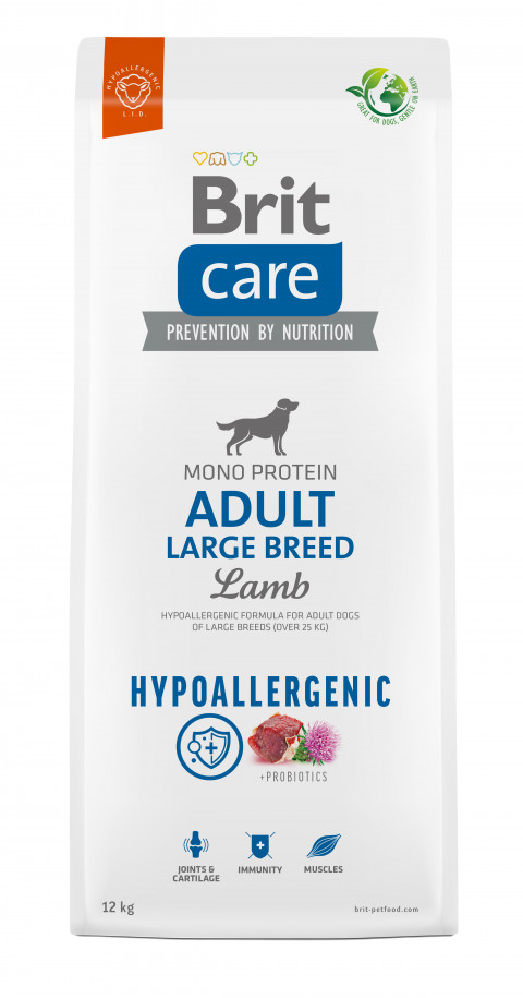 BRIT Care Hypoallergenic Adult Large Breed Lamb - Trockenfutter für Hunde - 12 kg - Fotogalerie 1