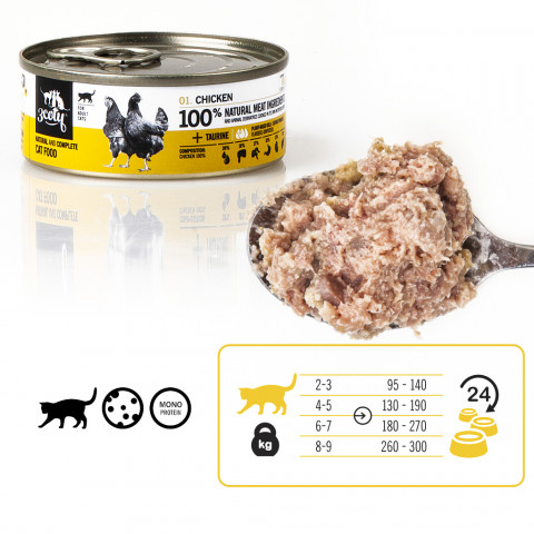 3COTY Chicken - nassfutter für Katzen - 80g - Fotogalerie 4
