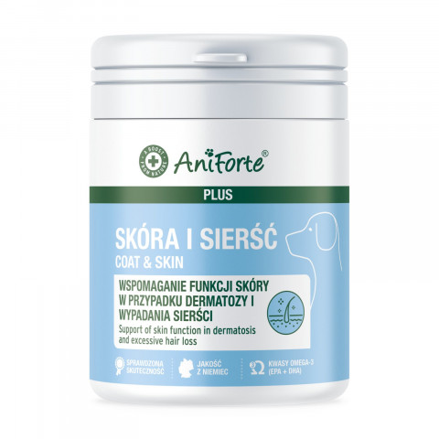 ANIFORTE Skin and coat - nahrungsergänzungsmittel für hunde - 90 tabletten - Fotogalerie 1