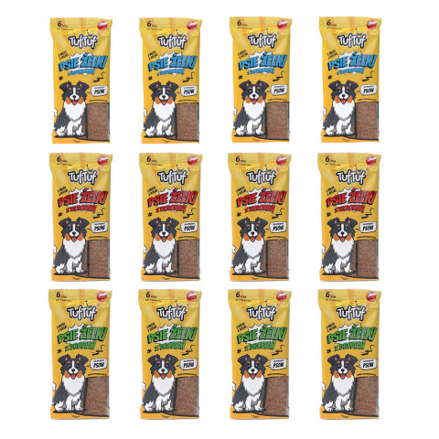 TUF TUF Hundegelee – Streifen MIX 3 Geschmacksrichtungen – Leckerli für Hunde – 12x75g - Fotogalerie 1