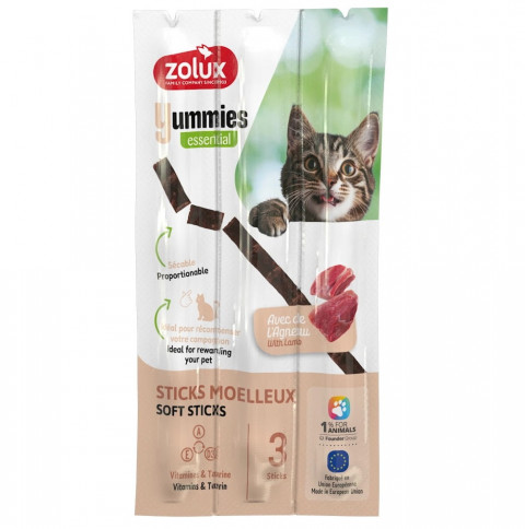 ZOLUX Yummies Lamb with ricer - Katze behandeln - 3x5g - Fotogalerie 1