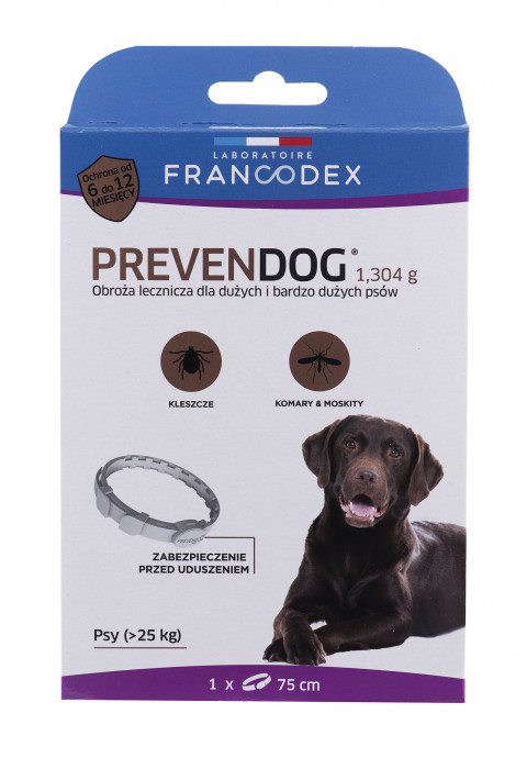 FRANCODEX PrevenDog halsband gegen Zecken - 75 cm - Fotogalerie 1
