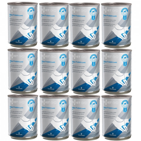TROVET Unique Protein UPL mit Lamm – Nassfutter für Hunde und Katzen – 12×400 g - Fotogalerie 1